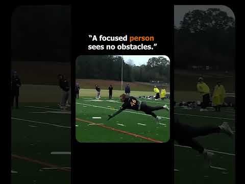 Focused Mind Sees NO Obstacles!