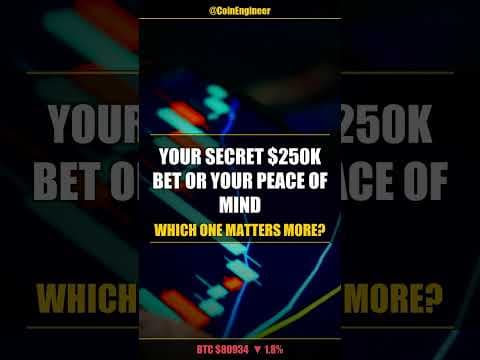 YOUR SECRET $250K BET OR YOUR PEACE OF MIND — WHICH ONE MATTERS MORE? #Shorts