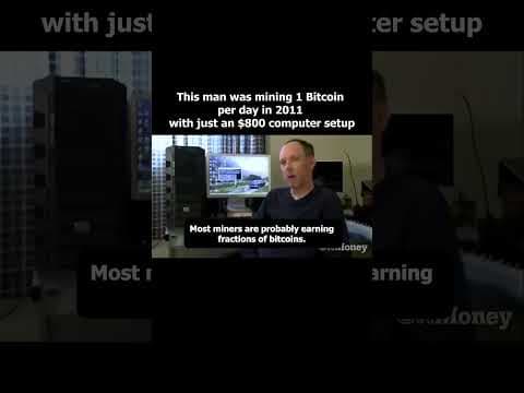 $800 Setup → 1 Bitcoin per Day! (2011 Mining Story)