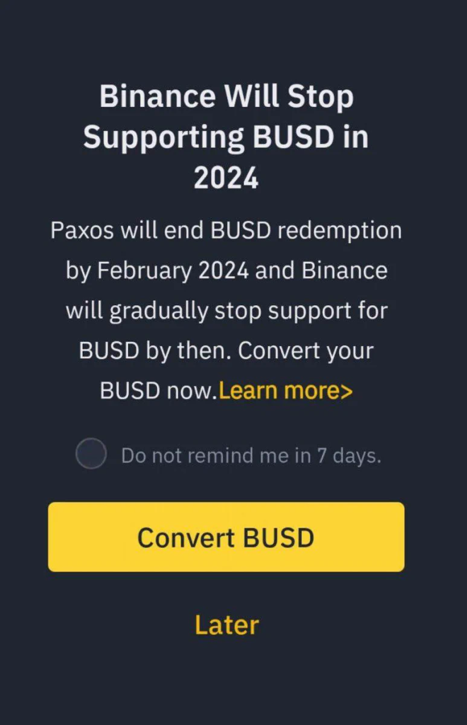 Binance BUSD