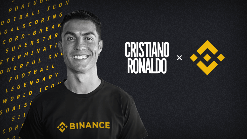 Binance and Ronaldo
