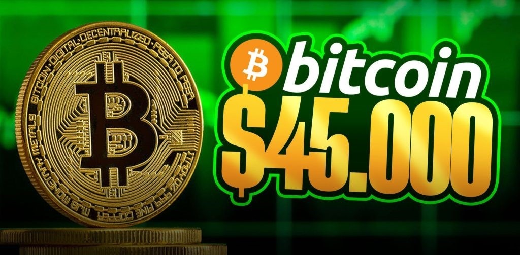 Bitcoin Skyrockets: Surpasses $45,000 on ETF Hopes!