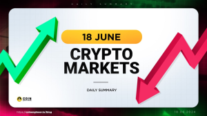 crypto markets, june 18