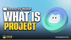 Rewardy Wallet interface with RWD token dashboard