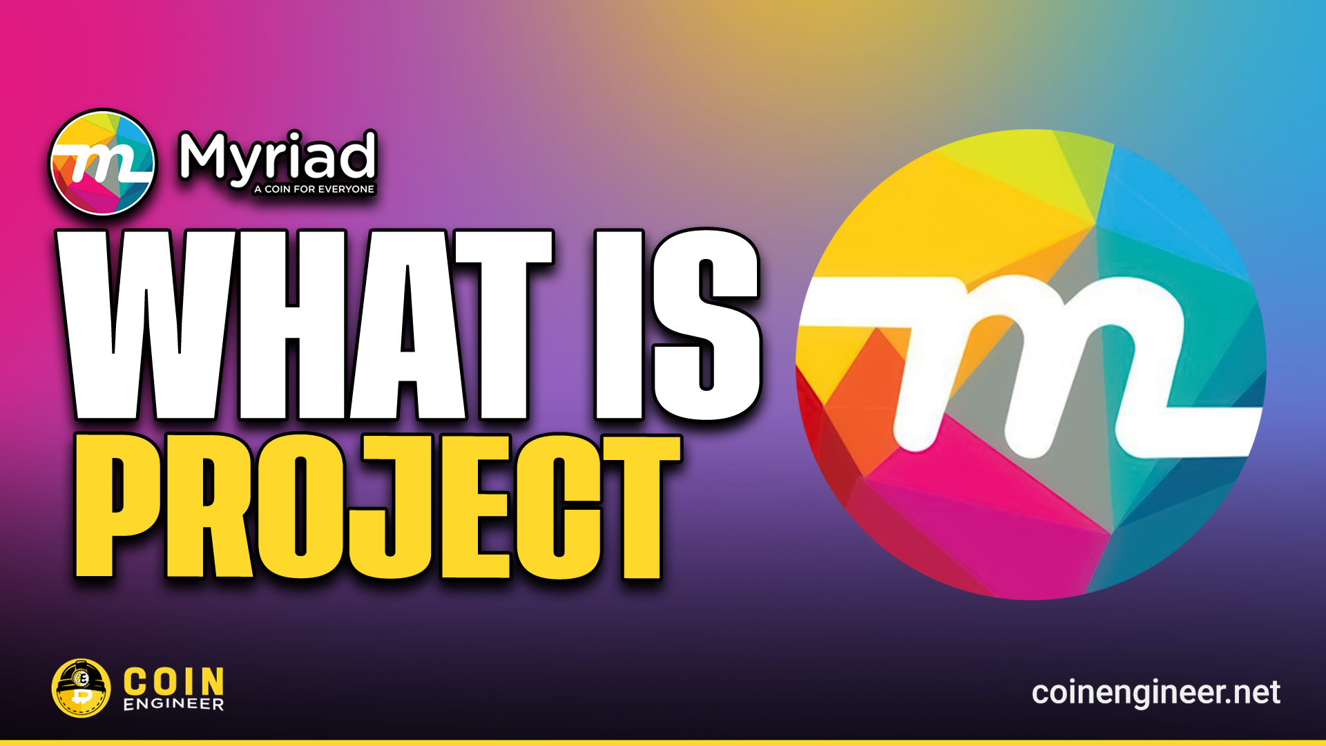 Myriad (XMY) multi-algorithm PoW cryptocurrency