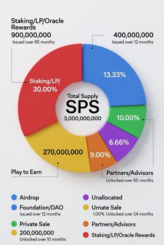 Splintershards token allocation