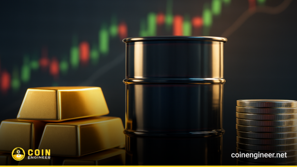 gold oil silver price