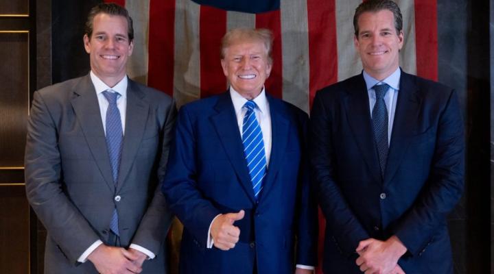 Winklevoss Twins And Trump